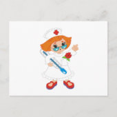Krankenschwester Postkarte (Vorderseite)
