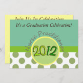 Krankenschwester-Praktiker-Abschluss-Einladungen Einladung (Vorne/Hinten)