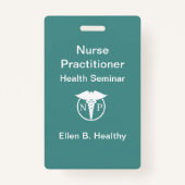 Krankenschwester-Praktiker-Abzeichen Ausweis (Vorderseite)