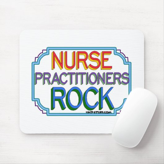 Krankenschwester-Praktiker-Felsen Mousepad (Mit Mouse)