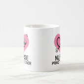 Krankenschwester-Praktiker-Herz-Stethoskop Kaffeetasse (Mittel)