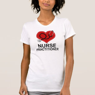 Krankenschwester-Praktiker-Herz-Stethoskop T-Shirt
