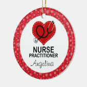 Krankenschwester-Praktiker-kundenspezifische Keramikornament (Links)