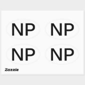 Krankenschwester-Praktikeraufkleber Ovaler Aufkleber (Blatt)