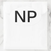 Krankenschwester-Praktikeraufkleber Ovaler Aufkleber (Tasche)