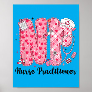 Krankenschwester-Praktikerin Valentine NP Lustige Poster