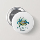 Krankenschwester Pride1 Button (Vorne & Hinten)