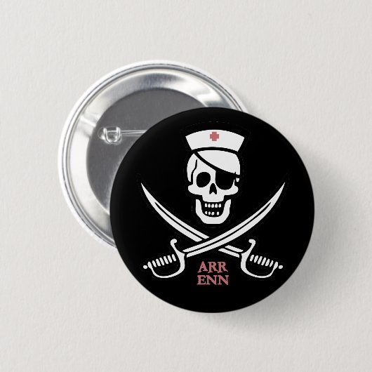 Krankenschwester Rackam Button (Vorne & Hinten)