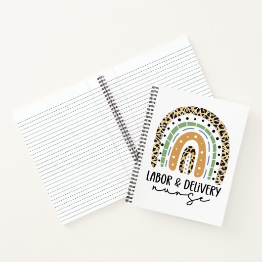 Krankenschwester Rainbow L and D Notizblock (Innenseite)