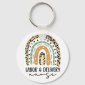 Krankenschwester Rainbow L and D Schlüsselanhänger (Vorderseite)