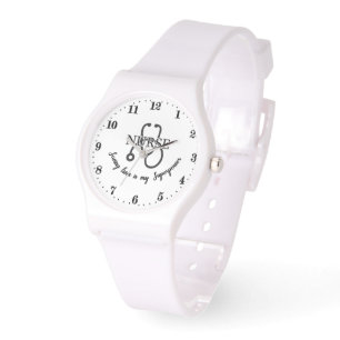 Krankenschwester rette Leben Supermacht Wortkunst Armbanduhr