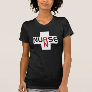 KRANKENSCHWESTER RN AUF WEISS T-Shirt