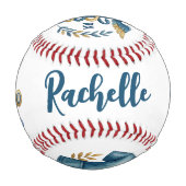 Krankenschwester RN Baseball-Geschenk Baseball (Vorderseite)