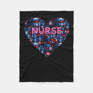 Krankenschwester RN Krankenschwester für Frauen In Fleecedecke