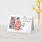 Krankenschwester/RN/Medizin Beruflich/lustig Wohlf Karte (Gelbe Blume)