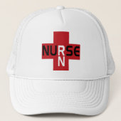 KRANKENSCHWESTER RN RED HAT TRUCKERKAPPE (Vorderseite)