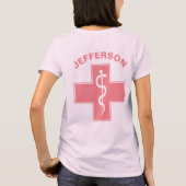 Krankenschwester Rod von Asclepius Namen und von T-Shirt (Rückseite)