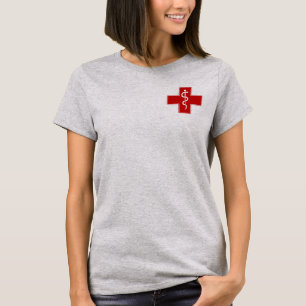 Krankenschwester Rod von Asclepius T-Shirt