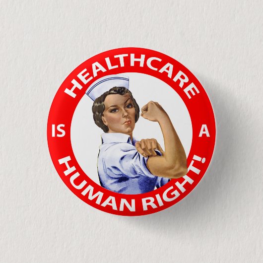 Krankenschwester "Rosie" sagt, dass Button (Vorderseite)