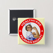 Krankenschwester "Rosie" sagt, dass Button (Vorne & Hinten)