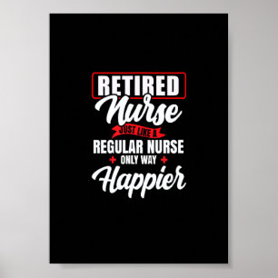 Krankenschwester Ruhestand Altern Beruf Jobs Ents Poster