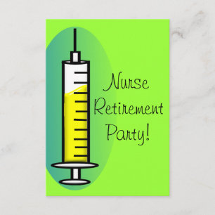Krankenschwester-Ruhestands-Party Einladung