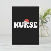 Krankenschwester Santa Hut Weihnachts Pflege