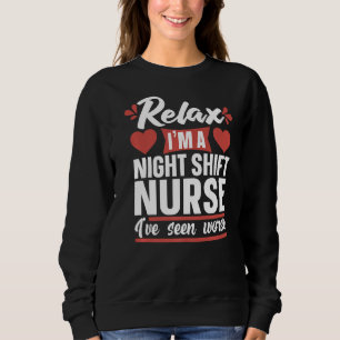 Krankenschwester Sarcastic Caretaker Hospital Nurs Sweatshirt