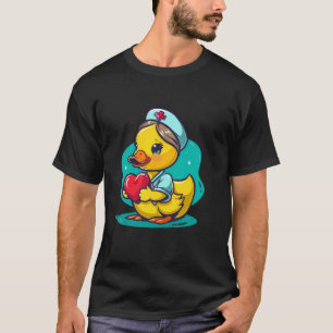 Krankenschwester-Schatzung Medizinische Gummiente T-Shirt