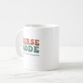 Krankenschwester-Schätzungs-Kaffee- und Mitgefühls Kaffeetasse (Vorderseite Links)