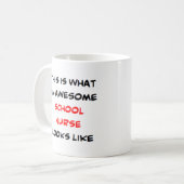 Krankenschwester Schule, großartig Kaffeetasse (Vorderseite Links)