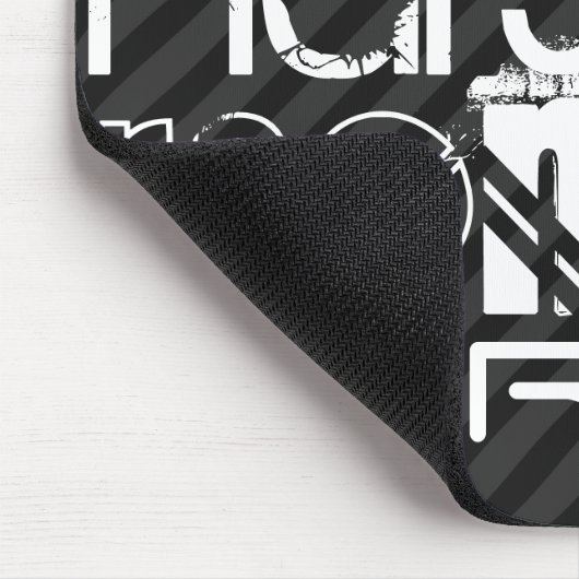 Krankenschwester; schwarz und dunkelgraue Streifen Mousepad (Ecke)