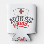 Krankenschwester Squad Krankenpfleger Freunde Kran Dosenkühler (Rückseite)