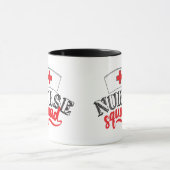 Krankenschwester Squad Krankenpfleger Freunde Kran Tasse (Zentrum)