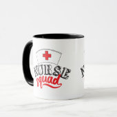 Krankenschwester Squad Krankenpfleger Freunde Kran Tasse (Vorderseite Links)