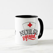 Krankenschwester Squad Krankenpfleger Freunde Kran Tasse (VorderseiteRechts)