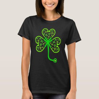 Krankenschwester St. Patrick's Day Glückliche Kran T-Shirt