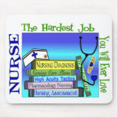 KRANKENSCHWESTER-STARK ÜBERHAUPT LIEBE Mousepad (Vorne)