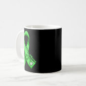 Krankenschwester Stethoscope Green Ri Kaffeetasse (Vorderseite Links)