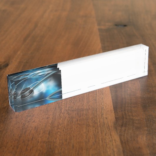 Krankenschwester-Stethoskope Namensplakette (Seite)