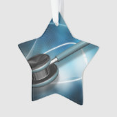 Krankenschwester-Stethoskope Ornament (Vorderseite)