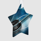 Krankenschwester-Stethoskope Ornament (Vorderseite)