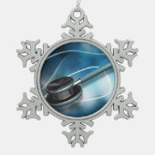 Krankenschwester-Stethoskope Schneeflocken Zinn-Ornament (Vorderseite)