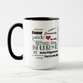 Krankenschwester Stolz-Attribute/personalisierter Tasse (Links)