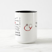 Krankenschwester Stolz-Attribute/personalisierter Tasse (Zentrum)