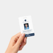 Krankenschwester Student Praktikant QR Code Foto Ausweis (Handheld)