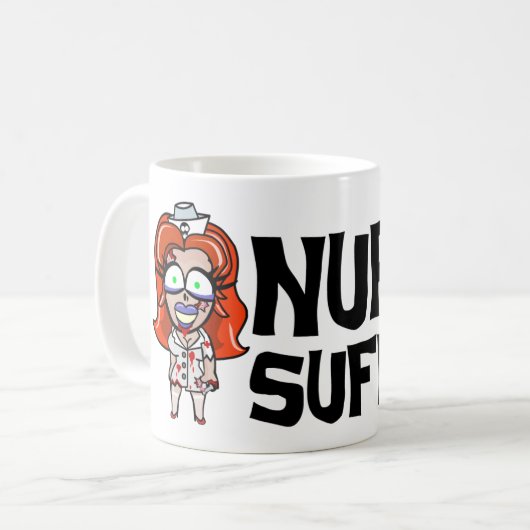 Krankenschwester Suffrin Kaffeetasse (Vorderseite Links)