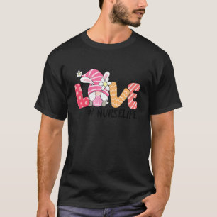 Krankenschwester Süß Gnom Hase Liebe Ostertag Chri T-Shirt