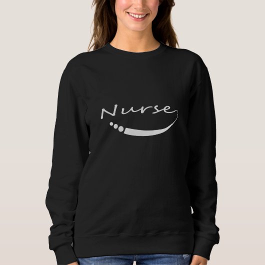 Krankenschwester Sweatshirt (Vorderseite)