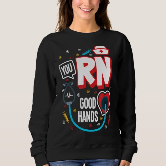 Krankenschwester Sweatshirt (Vorderseite)